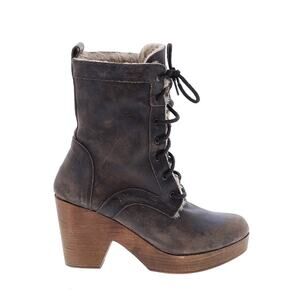 Freebird Fiona clog lace up boots